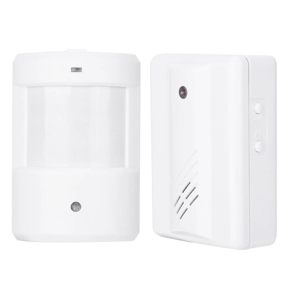 Wireless Doorbell With Electro Guard Ir Detection - White-1915196998269669385