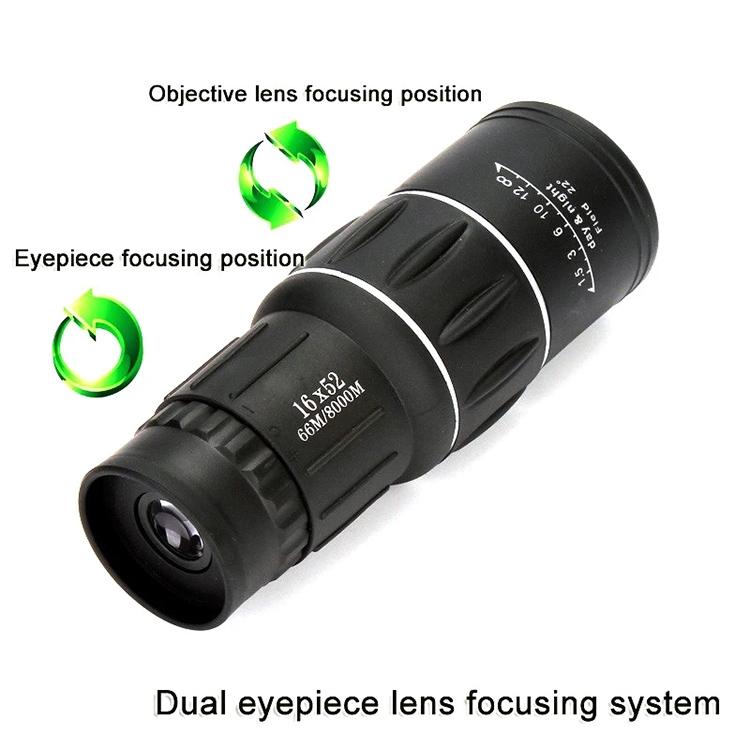 52Mm Monocular Telescope For Hunting And Low Light Night Vision-1915197606120787971