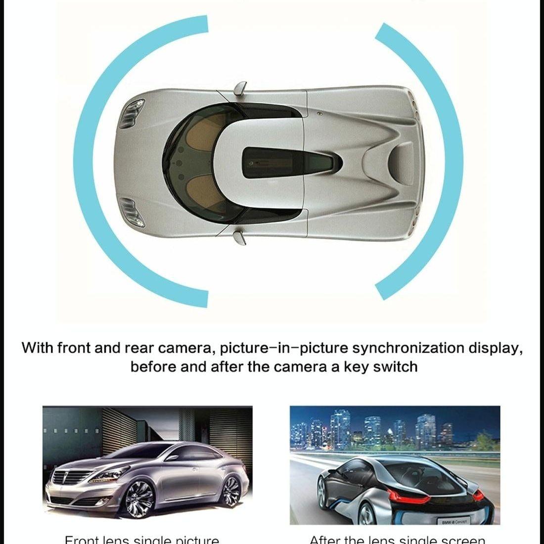 4.3 Dual Camera Vehicle Dvr With Full Hd 1080P Display-1915197484951539713