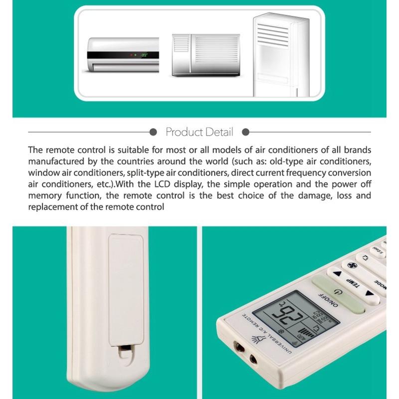 Universal Air Conditioner Remote - K-9099E-1915198370641743875