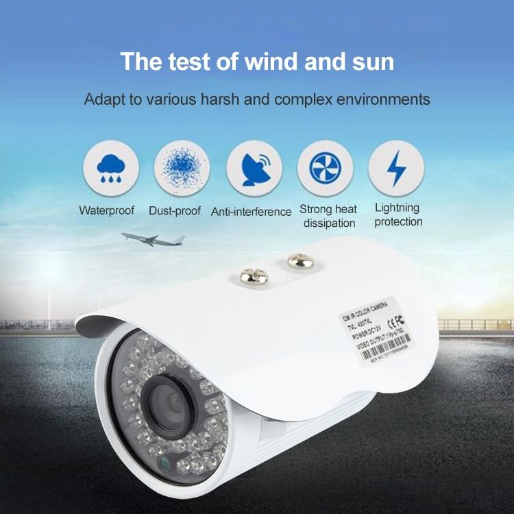 36 Led Infrared Camera With 6Mm Lens - 20M Ir Distance - Metal Material-1915197409537953799