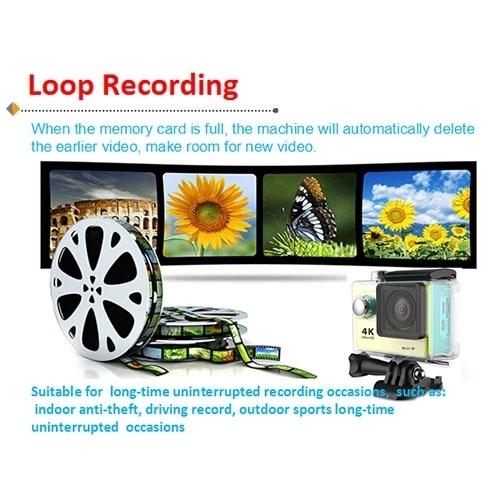 4K Ultra Hd Wifi Sports Camera With 170 Degree Wide Angle Lens And Waterproof Capability-1915196787489116168