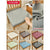Anyhouz Chair Cover Plain Coffee Stretch Seat Cover for Home Dinning Kitchen Washable Removable