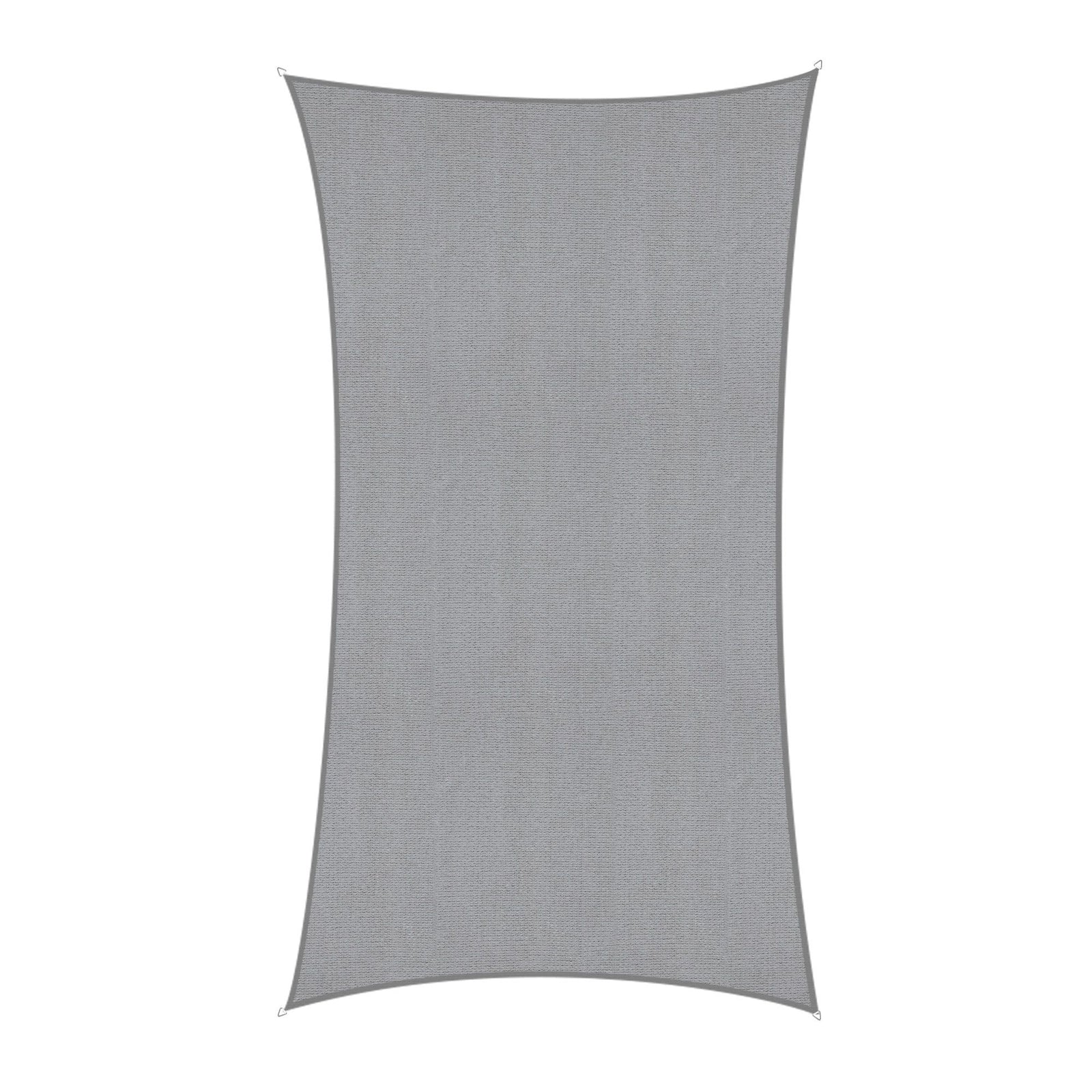 Instahut Sun Shade Sail Cloth 98% UV Block Outdoor Canopy Rectangle 2X5M Grey