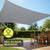 Instahut Sun Shade Sail Shadecloth Canopy Rectangle 280gsm 4x6m