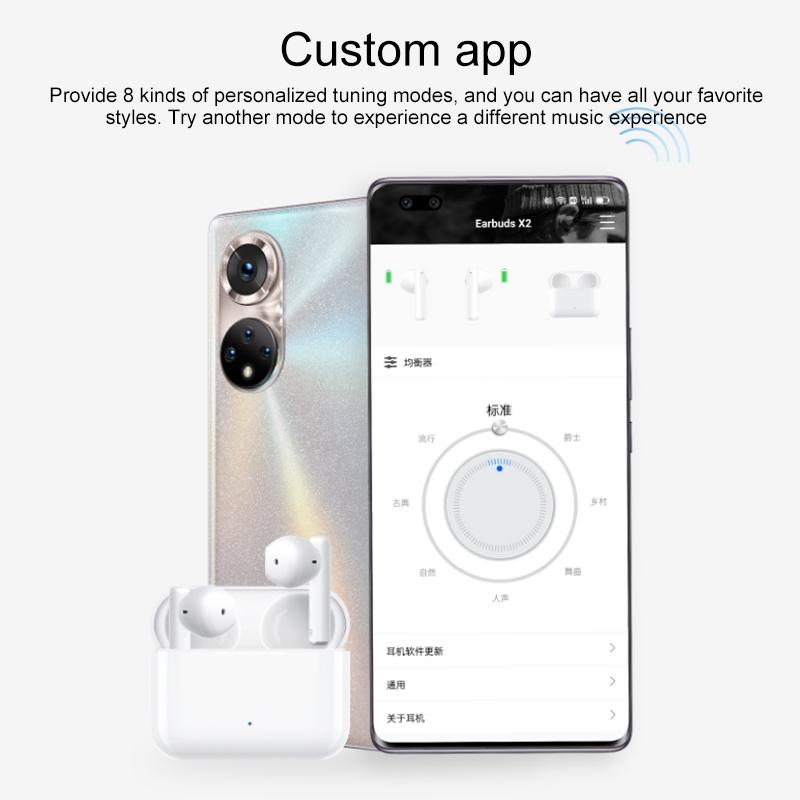 X2 True Wireless Earbuds - Bluetooth Iceland White-1915196638364831747