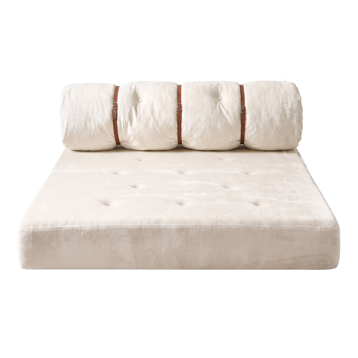 Artiss Convertible Sofa Bed Roll-Up Sleeper Chair Fold Out Couch Floor Lounge