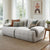 Artiss 2 Seater Sofa Modular Sectional Sofas Couch Bed No Assembly Living Room Grey
