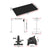 140cm Artiss Electric Standing Desk with Mini Pedal Exercise Bike Home Office