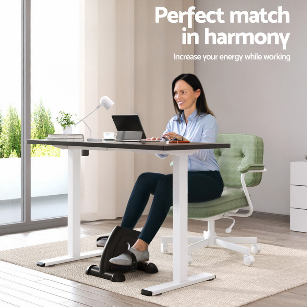 140cm Artiss Electric Standing Desk with Mini Pedal Exercise Bike Home Office