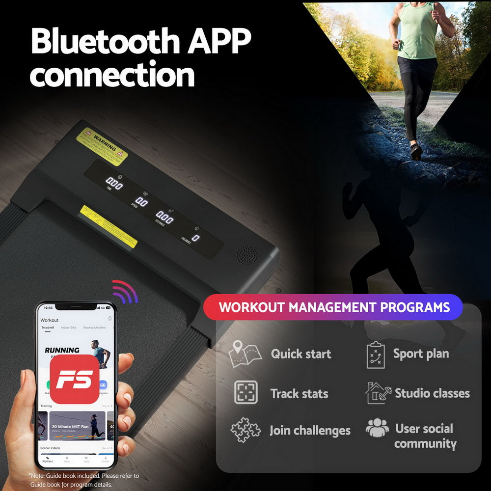 Artiss Electric Treadmill with 120cm Automatic Standing Desk Walking Pad 400mm