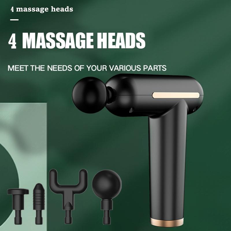 Adjustable Mini Electric Massage Gun With Usb Charging And Three-Speed Vibration-1915196592131018756