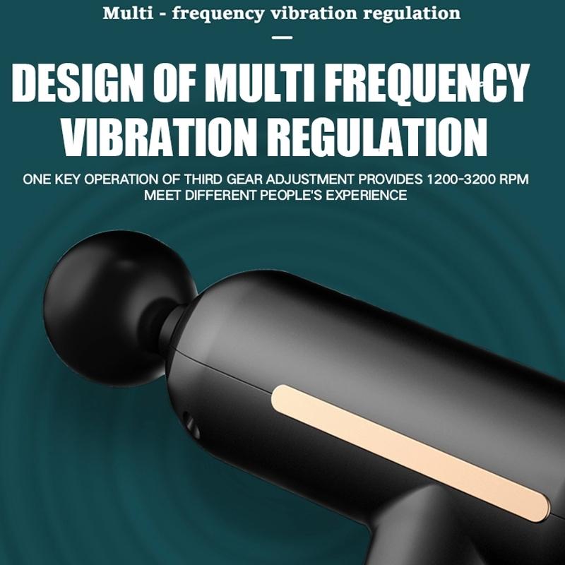 Adjustable Mini Electric Massage Gun With Usb Charging And Three-Speed Vibration-1915196592131018757
