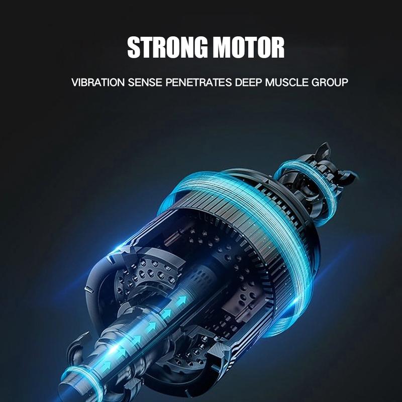 Adjustable Mini Electric Massage Gun With Usb Charging And Three-Speed Vibration-1915196592131018759