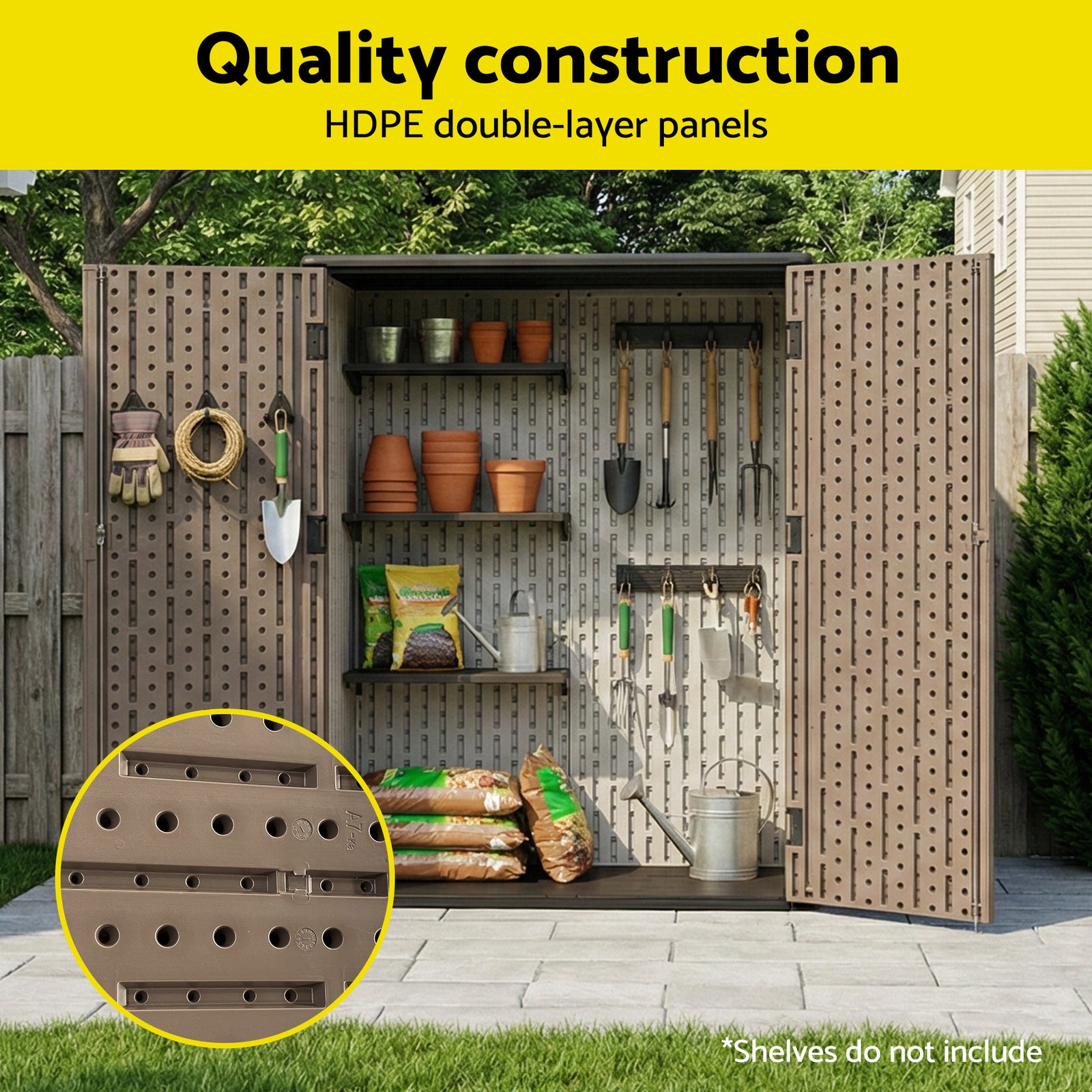 Giantz Garden Shed Outdoor Storage Shed Tool Workshop with Lockable Doors