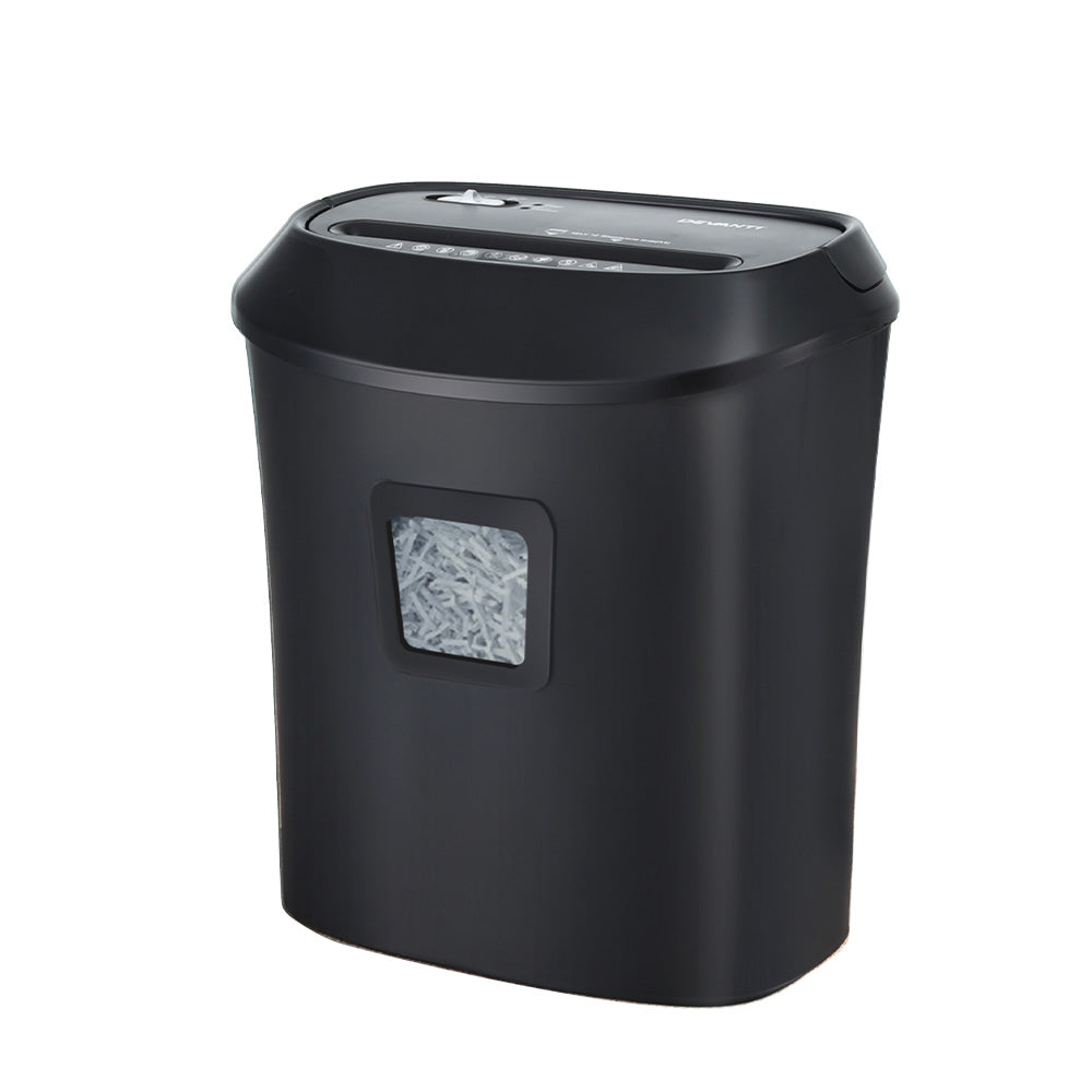Devanti Electric Paper Shredder for Home Office 10 A4 Paper Sheet Cross-Cut Paper
