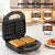 Devanti 3-in-1 Sandwich Press Waffle Maker Panini Press Grill 850W