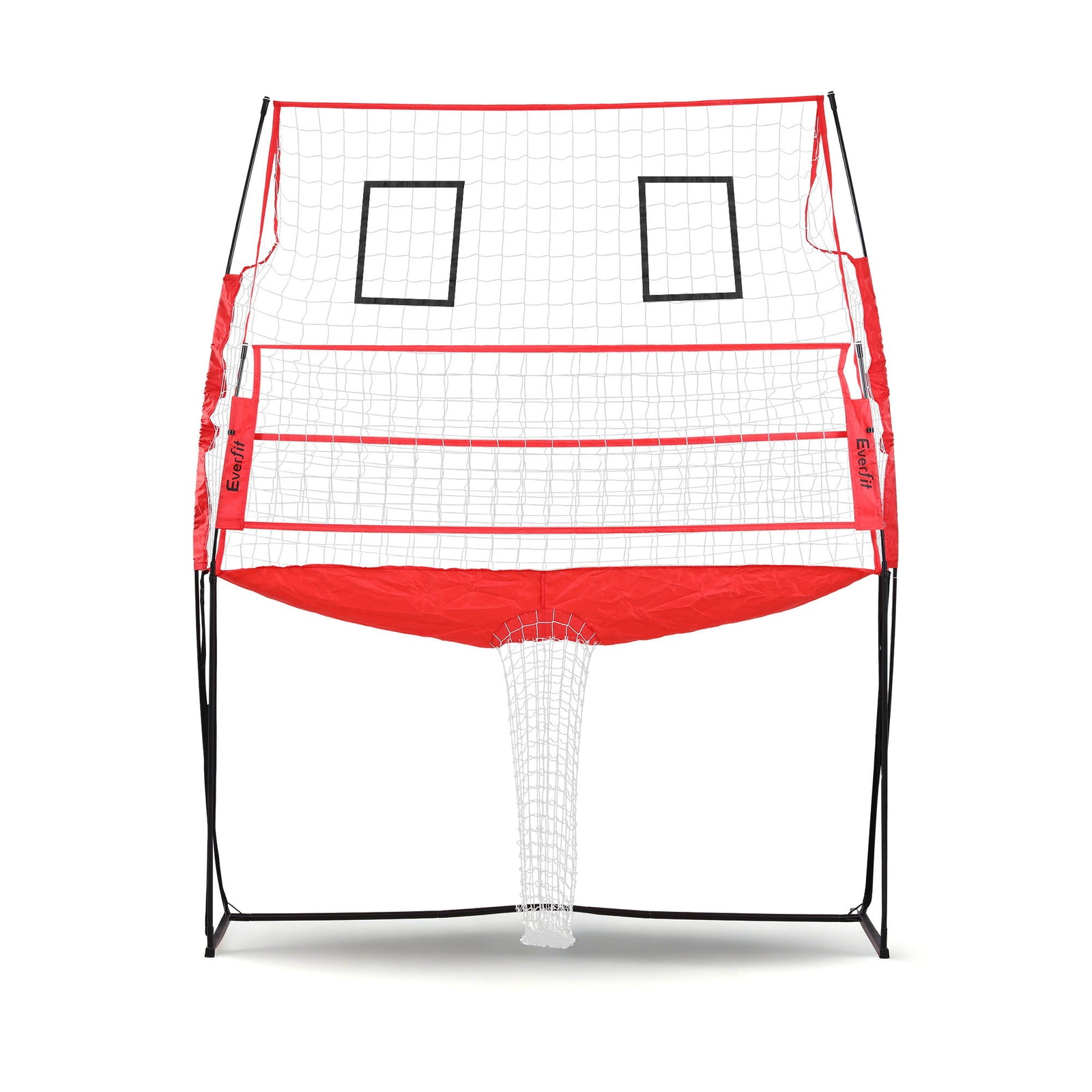 Everfit 8ft Volleyball Net Training Equipment Adjustable Height Portable with Ball and Bag