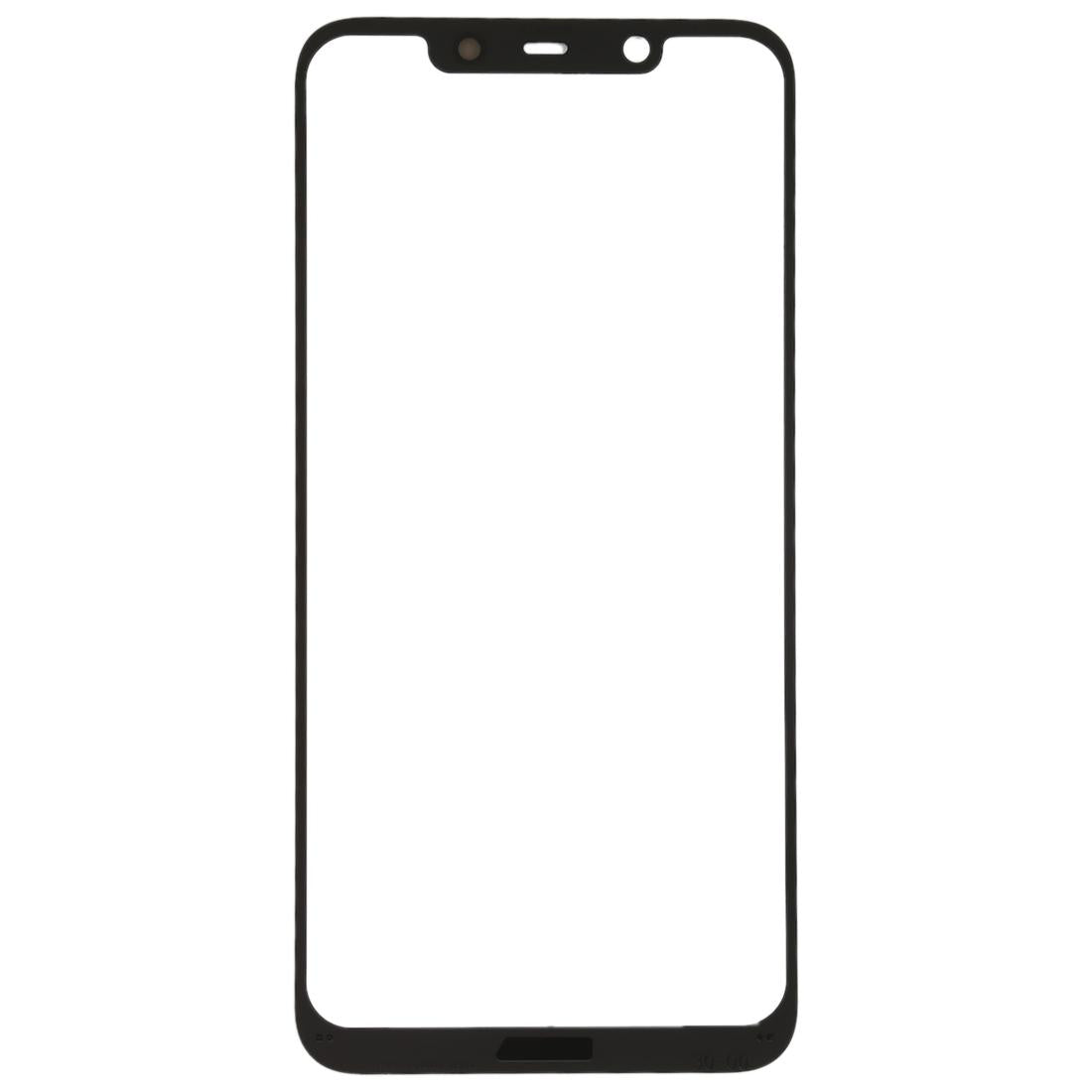 Premium Front Glass Lens For Nokia X7 / 8.1 / 7.1 Plus - Clear-1915196572744945666