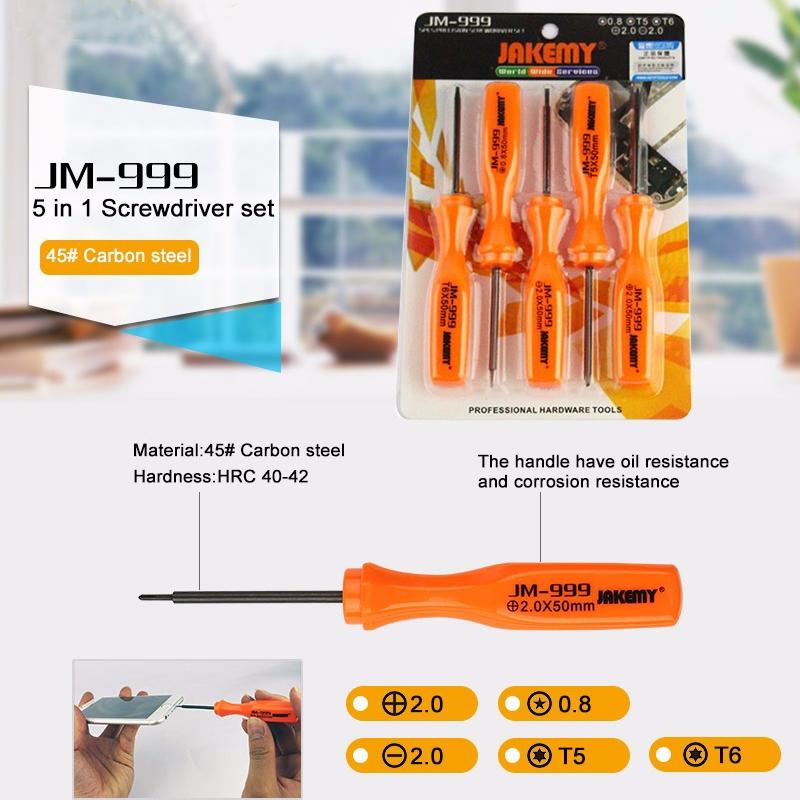 5-In-1 Precision Screwdriver Set For Repair And Opening-1915198397200076805