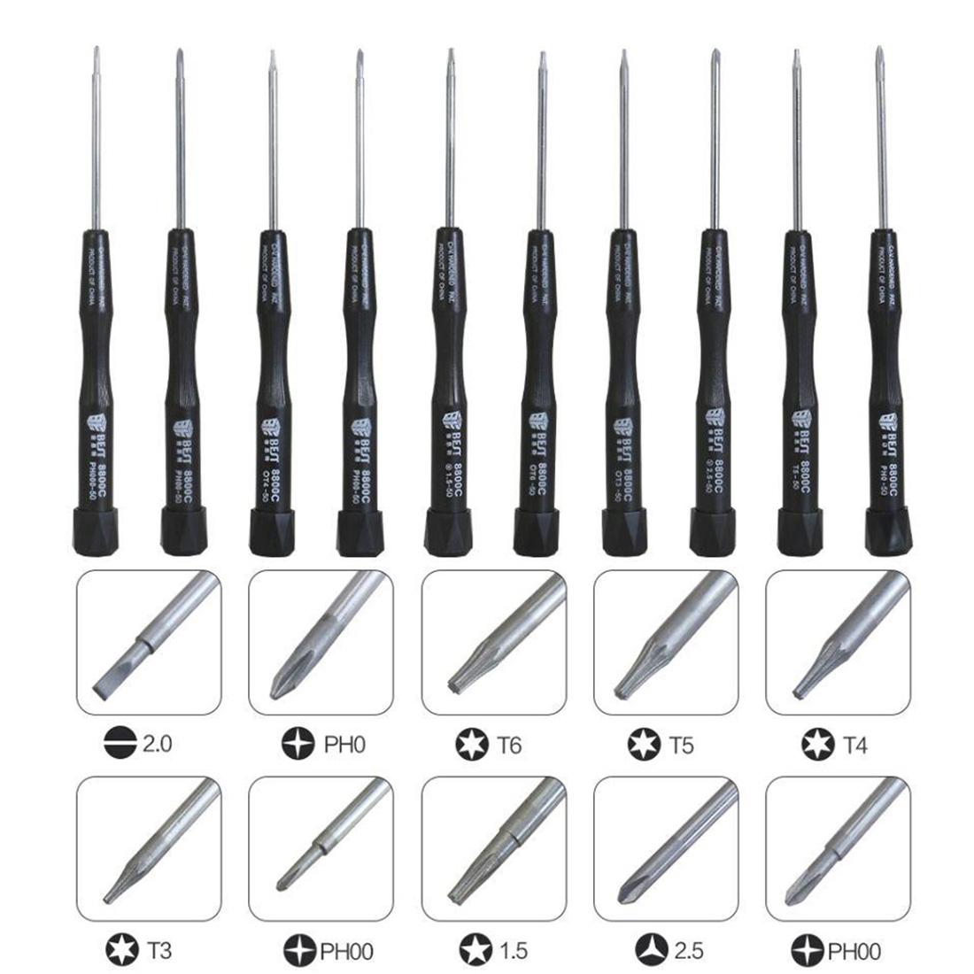10-Piece Precision Screwdriver Set For Best Bst 8800C Repair-1915197593709842435