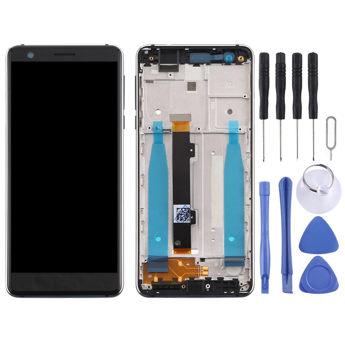 Replacement Lcd Screen For Nokia 3.1 With Frame And Side Keys-1915196578021380104