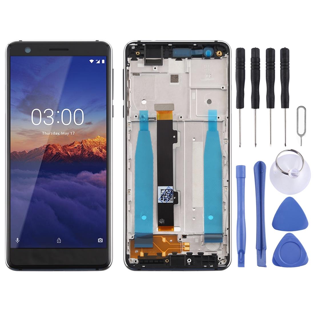 Replacement Lcd Screen For Nokia 3.1 With Frame And Side Keys-1915196578021380102