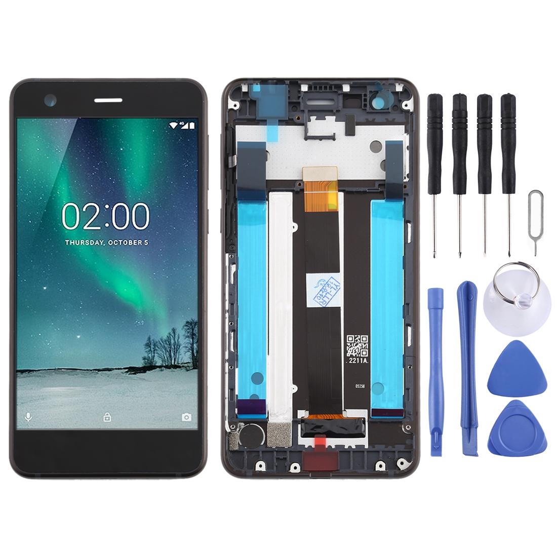 Replacement Lcd Screen For Nokia 2 With Digitizer And Frame-1915196580135309318