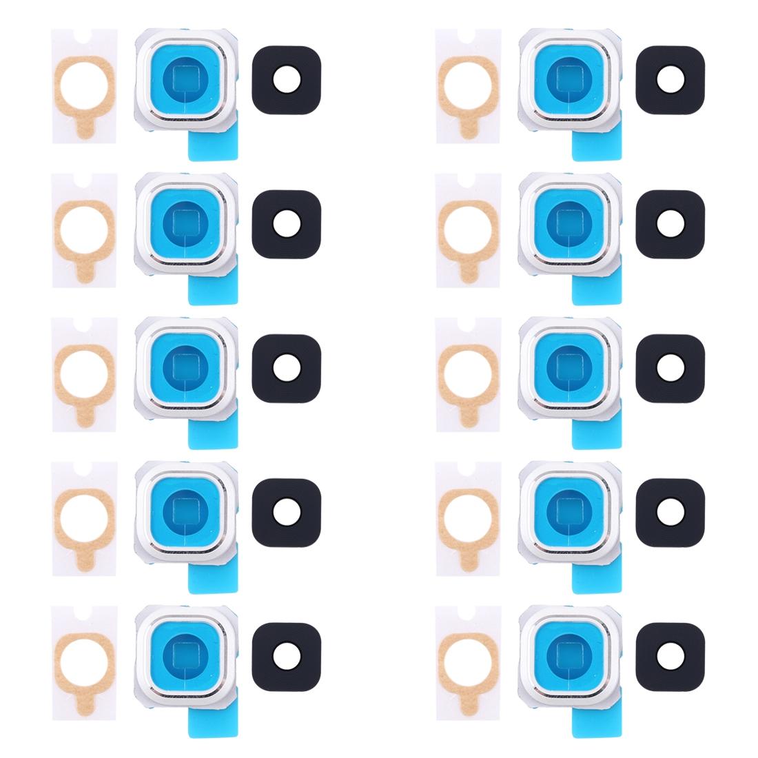 10-Piece Back Camera Bezel & Lens Cover Set For Galaxy S6 Edge-1915197516496900100