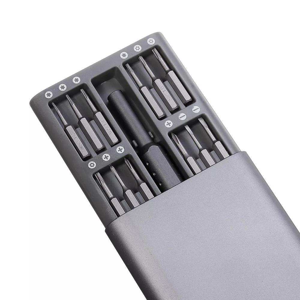 24-Piece Precision Magnetic Screwdriver Kit With Deep Hole Bits-1915197090754072577