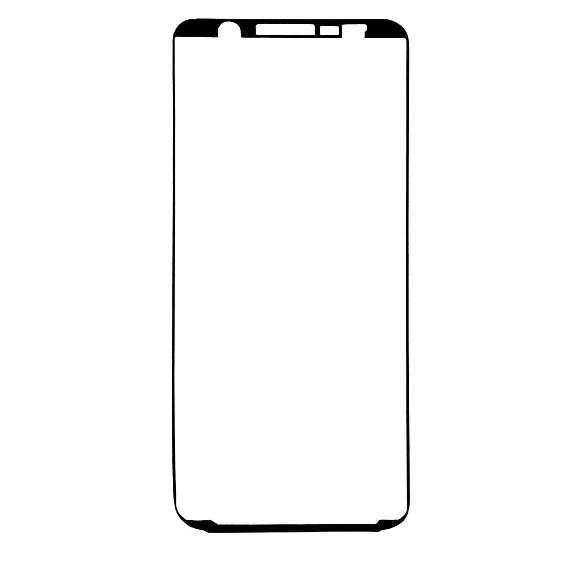 10-Pack Front Housing Adhesive For Samsung Galaxy A9 Star / A605 - Black-1915197599955161090