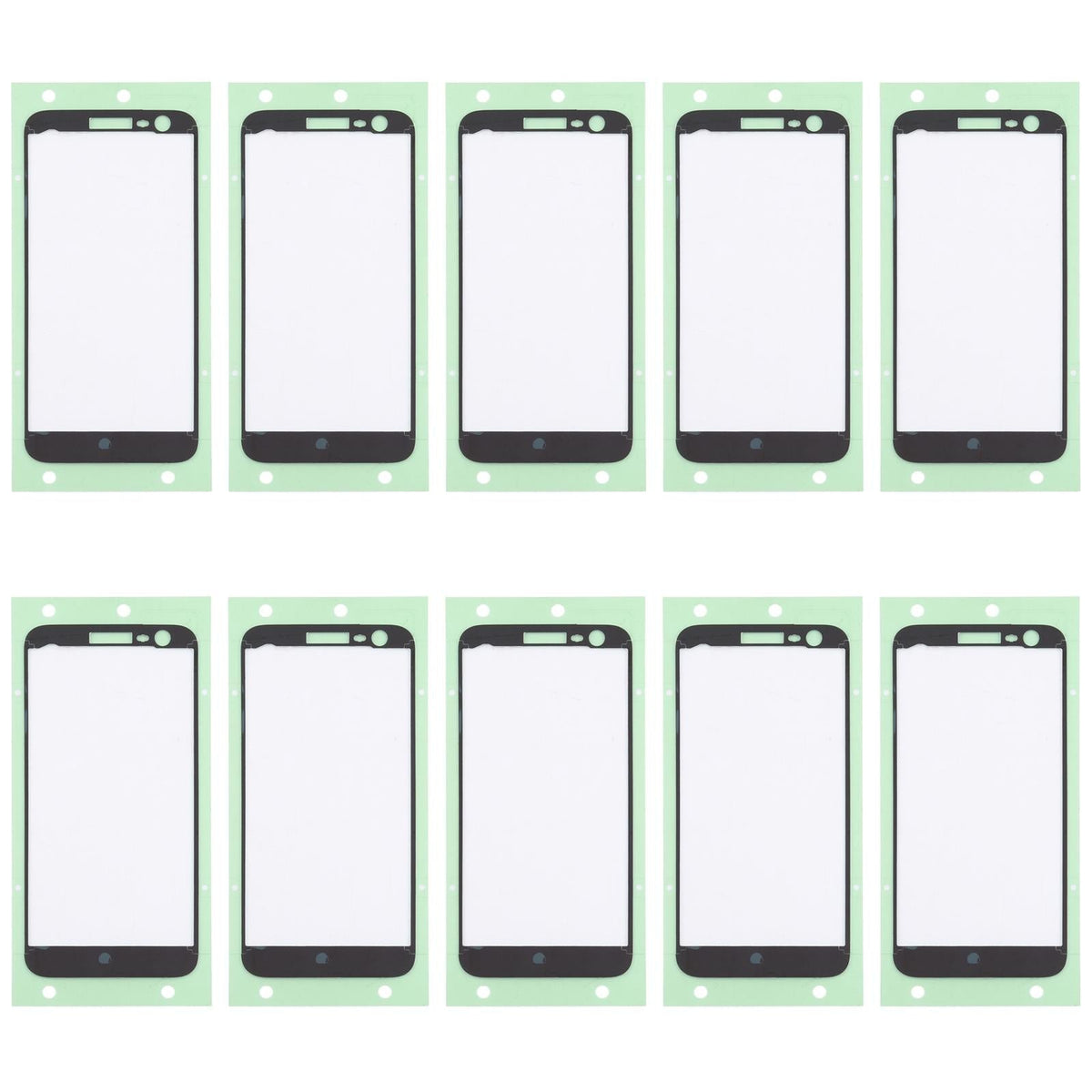 10-Pack Front Housing Adhesive For Samsung J260 - Black-1915197003760013317