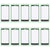10-Pack Front Housing Adhesive For Samsung J260 - Black-1915197003760013312