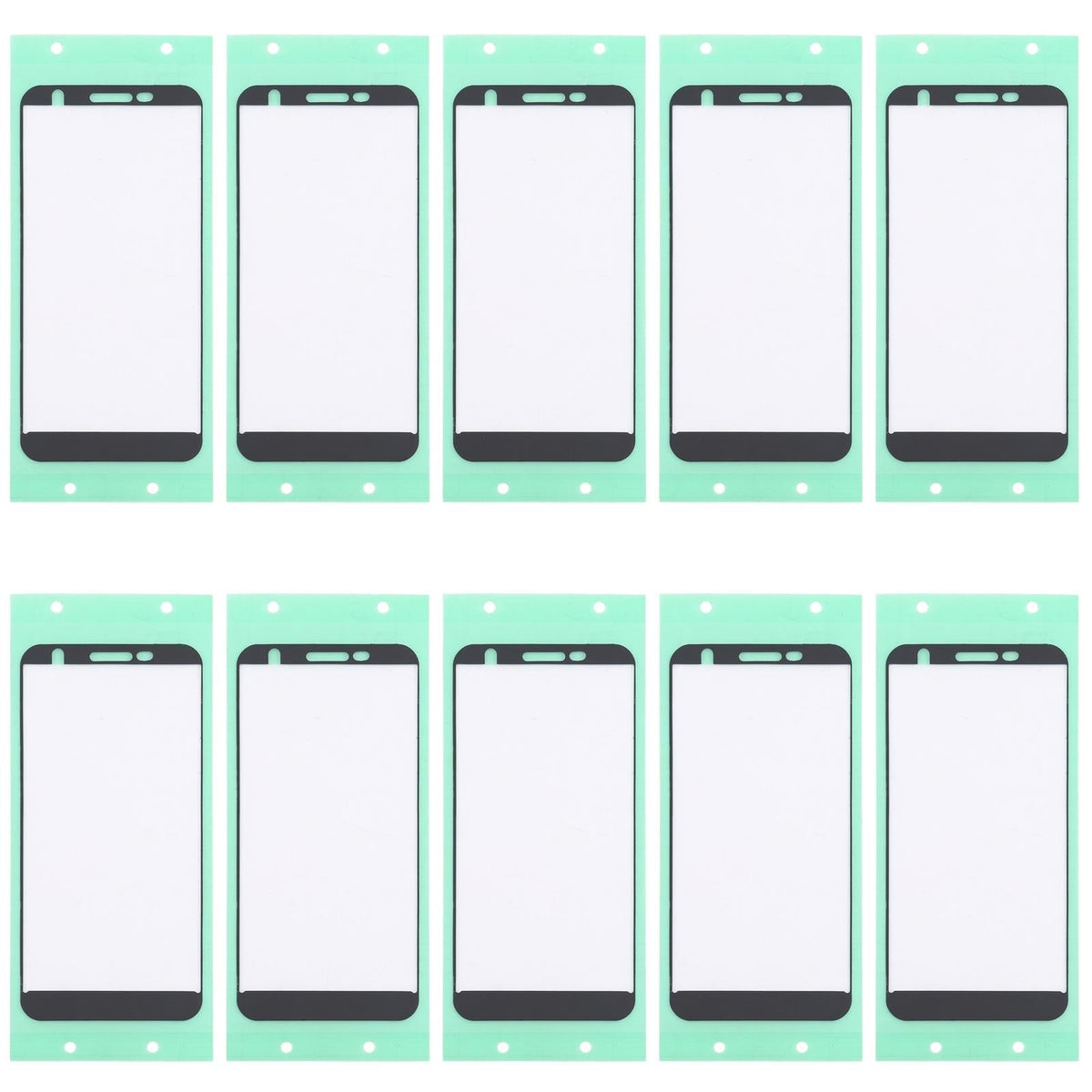 10-Piece Front Housing Adhesive For Samsung A260 - Clear-1915197099314647040