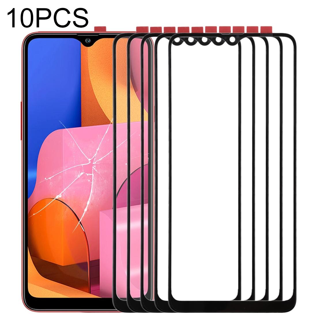 10-Pack Outer Glass Lens For Samsung Galaxy A20S - Front Screen-1915196727179218950