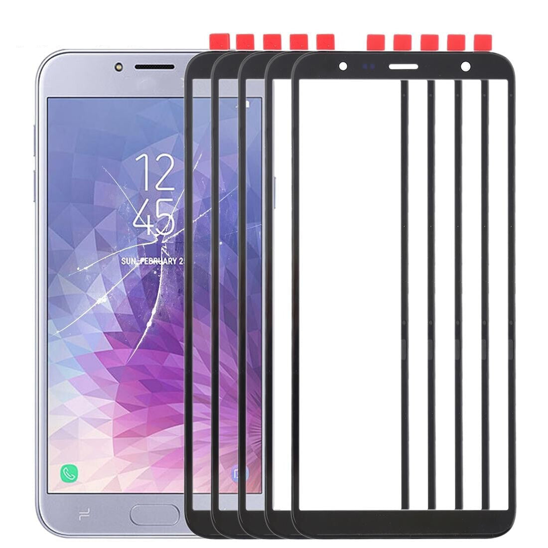 10-Pack Outer Glass Lens For Samsung J6 / J610 - Front Screen-1915196797274427392