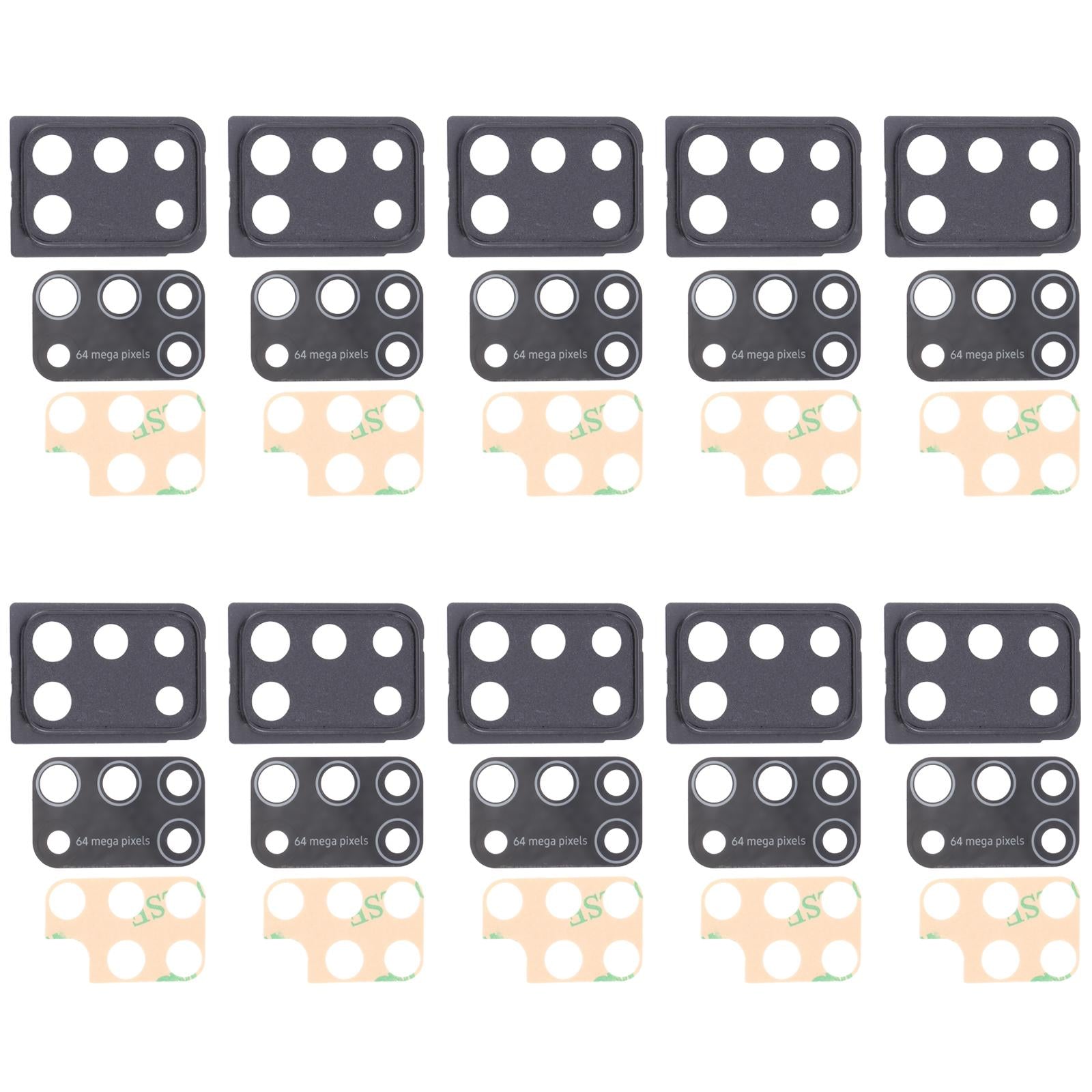 10-Pack Lens Covers For Samsung Galaxy M31 Prime-1915196674540703748