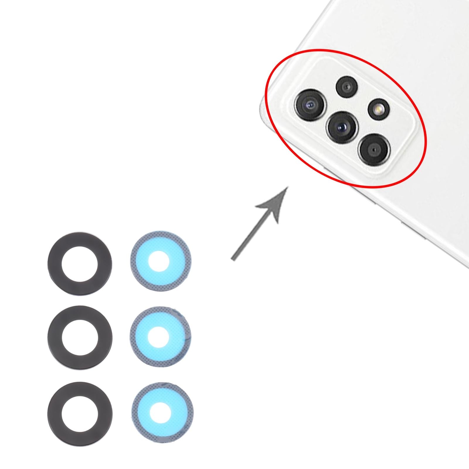 10-Pack Rear Camera Lenses For Samsung A526-1915197905820585987