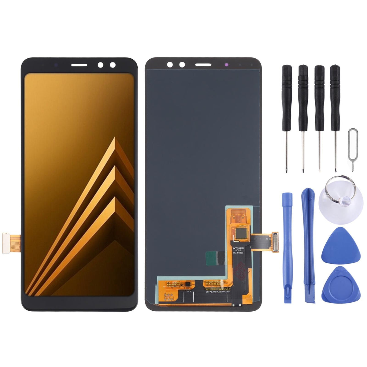 Full Assembly Oled Lcd Screen For Samsung Galaxy A8 / A5 2018 With Digitizer-1915198238479224832