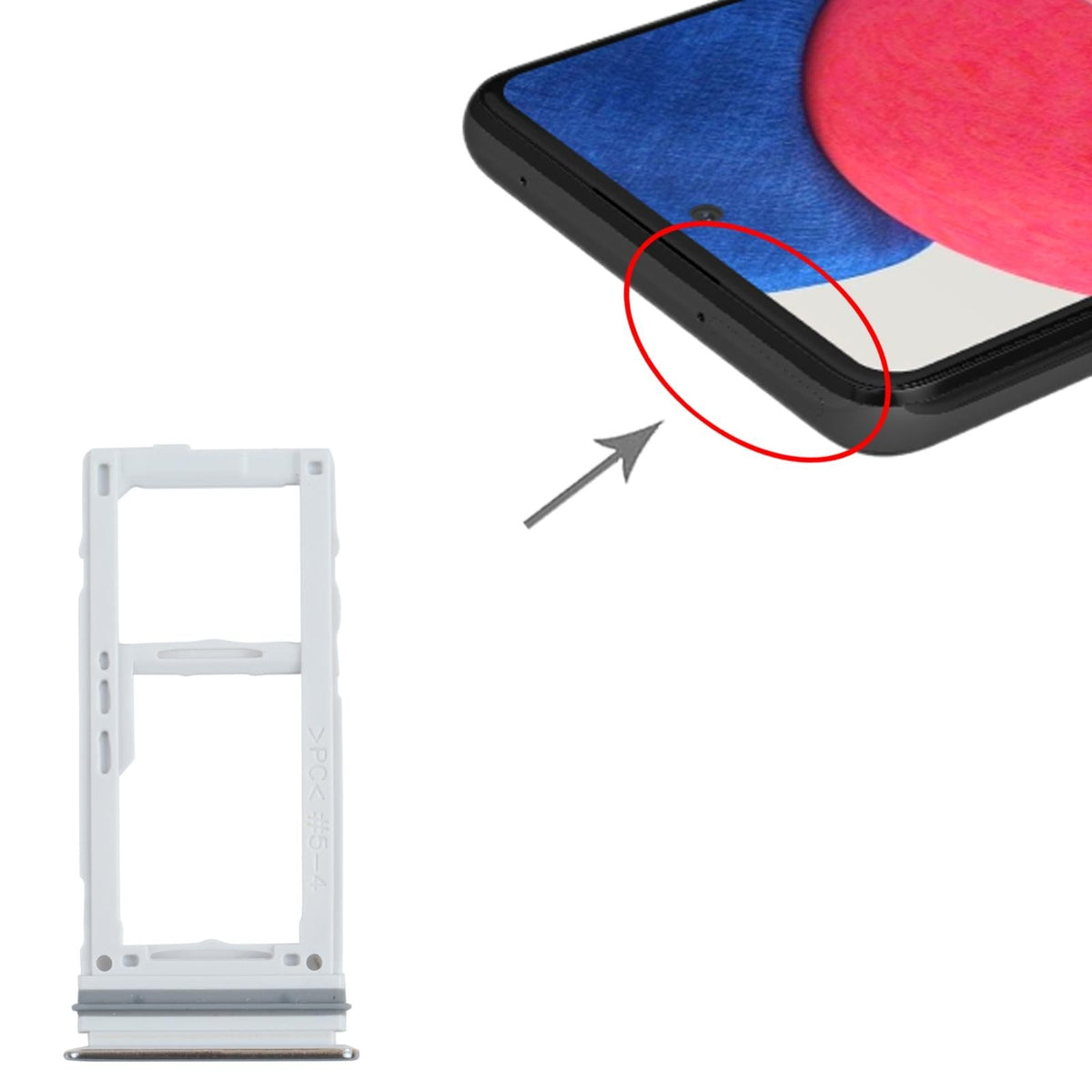Sim Card And Micro Sd Card Tray For Sm A528-1915196597176766467