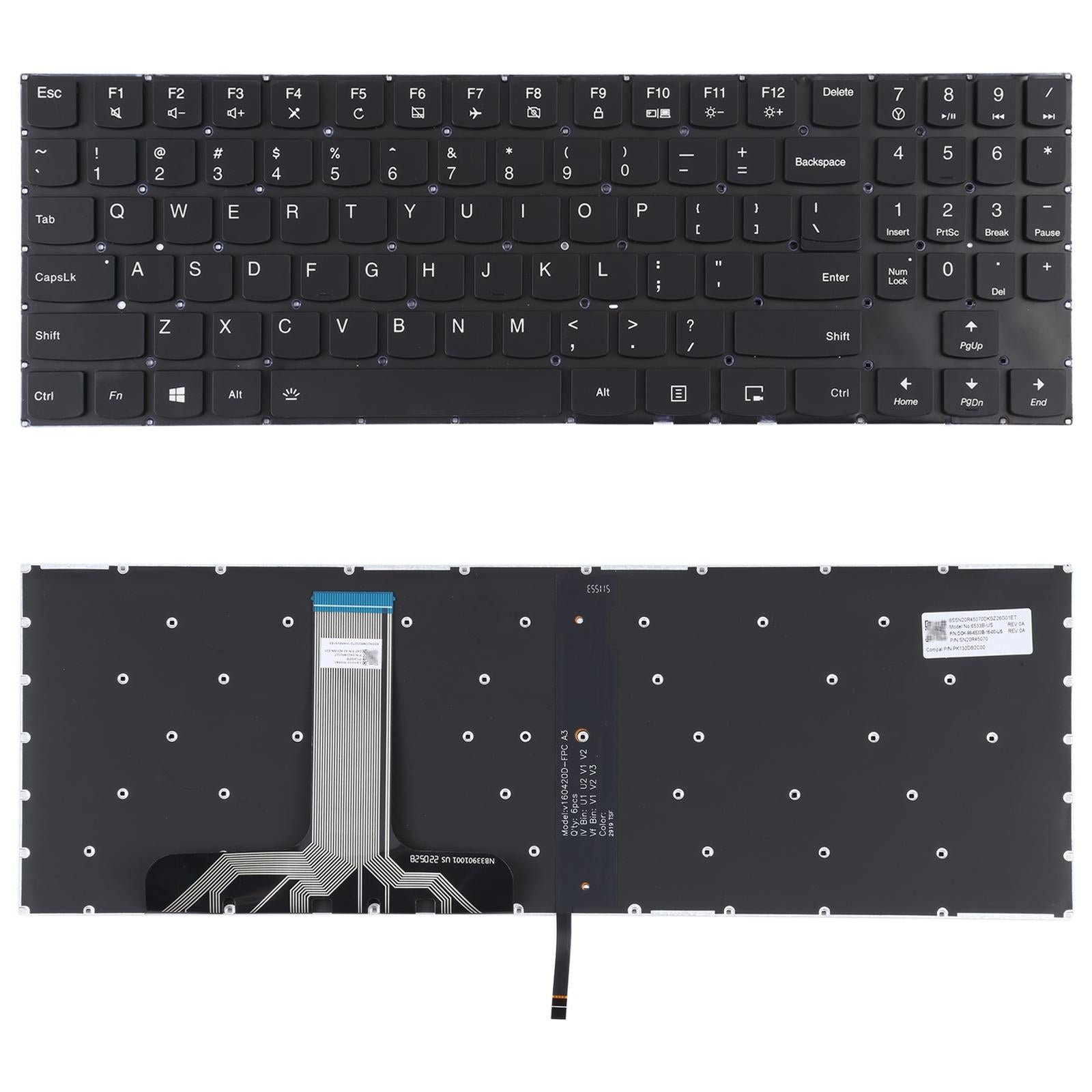 Backlit Uk Keyboard For Lenovo Legion Y520 / Y720-1915196995694366720