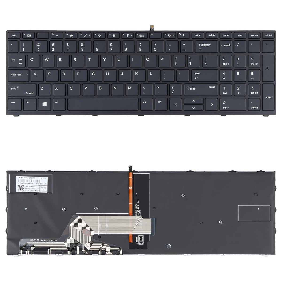Hp Probook G5 Keyboard With Backlight - Us Version-1915196767545200640