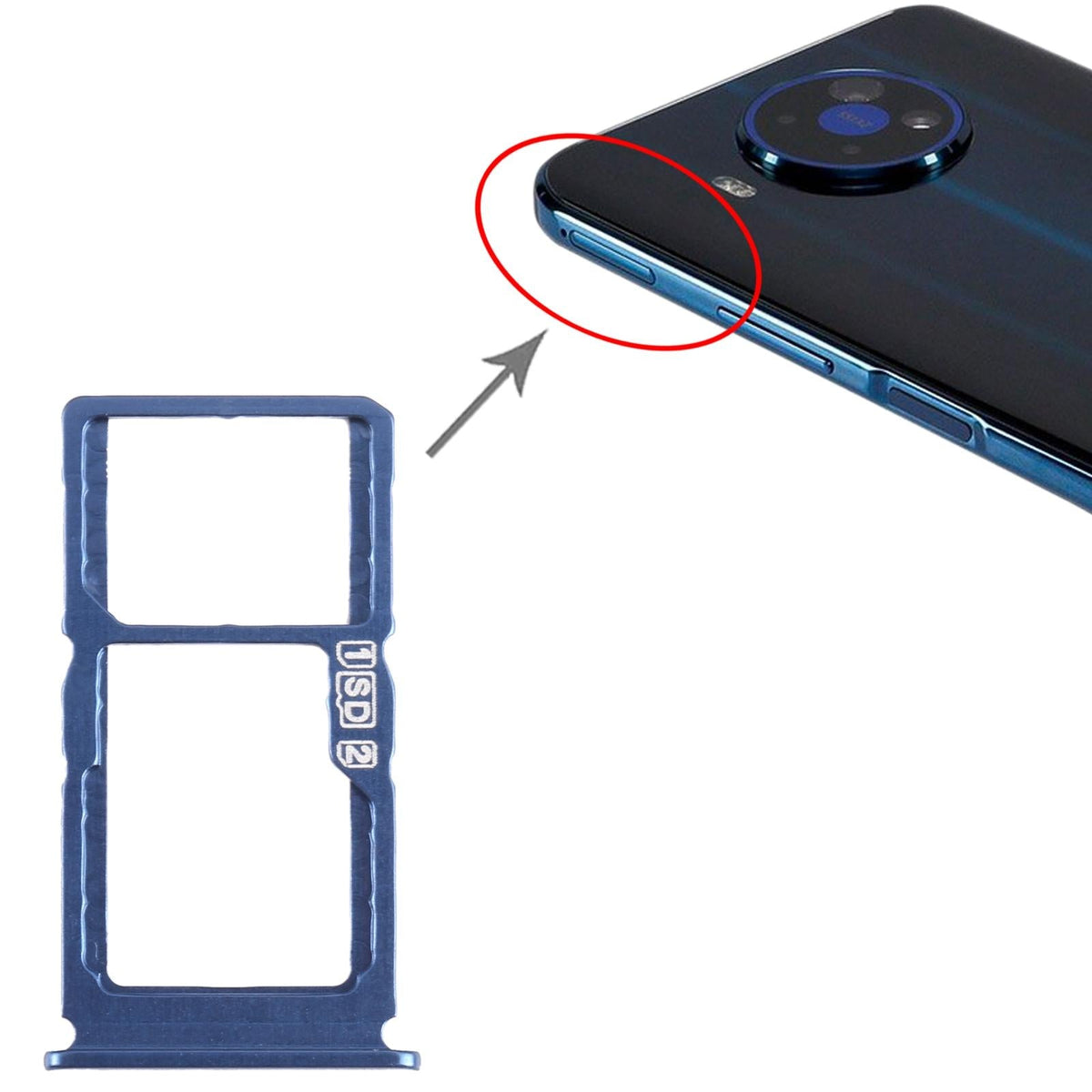 Nokia 8.3 Sim / Micro Sd Card Tray - Design-1922443413085622275