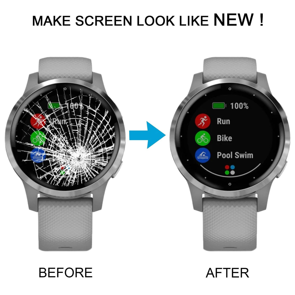 Full Assembly Lcd Screen With Digitizer For Garmin Vivoactive 4S-1915196562179493894