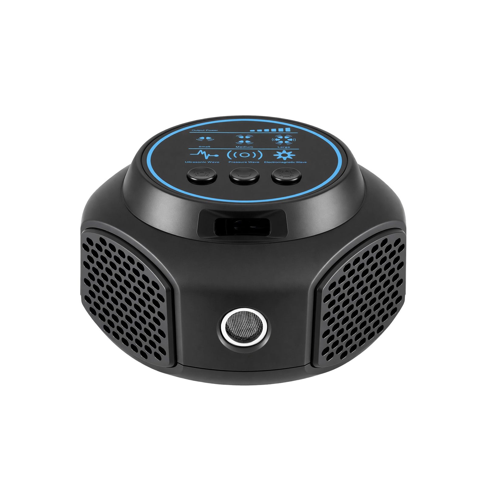 Gardeon Ultrasonic Rat Repeller 360 Degree 4 Modes Pest Repeller Black