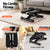 Everfit Mini Stepper with Resistance Rope Aerobic for Exercise Compact Home Workout Black