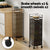Artiss Storage Trolley Kitchen Cart 5 Tiers Storage Rack Black