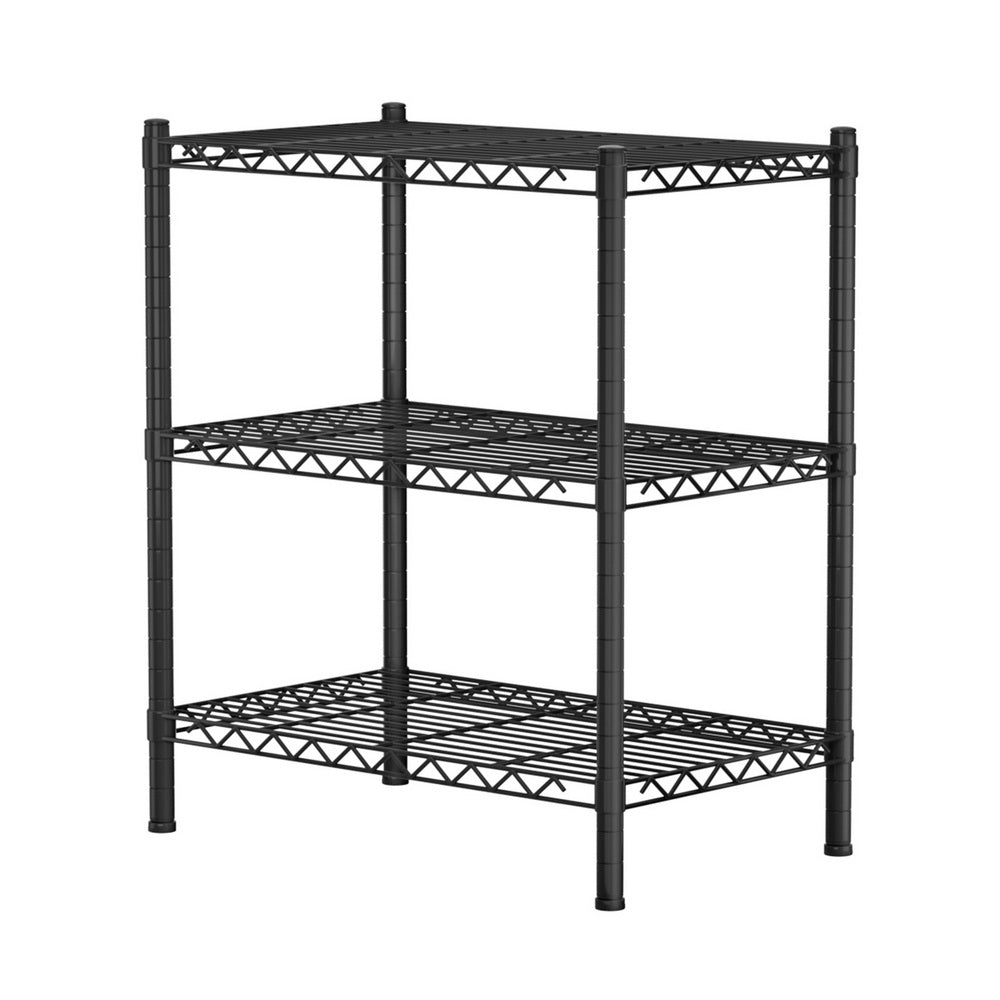 Artiss 3-Tier Shelving Unit Adjustable Garage Storage Shelves Kitchen Rack Steel