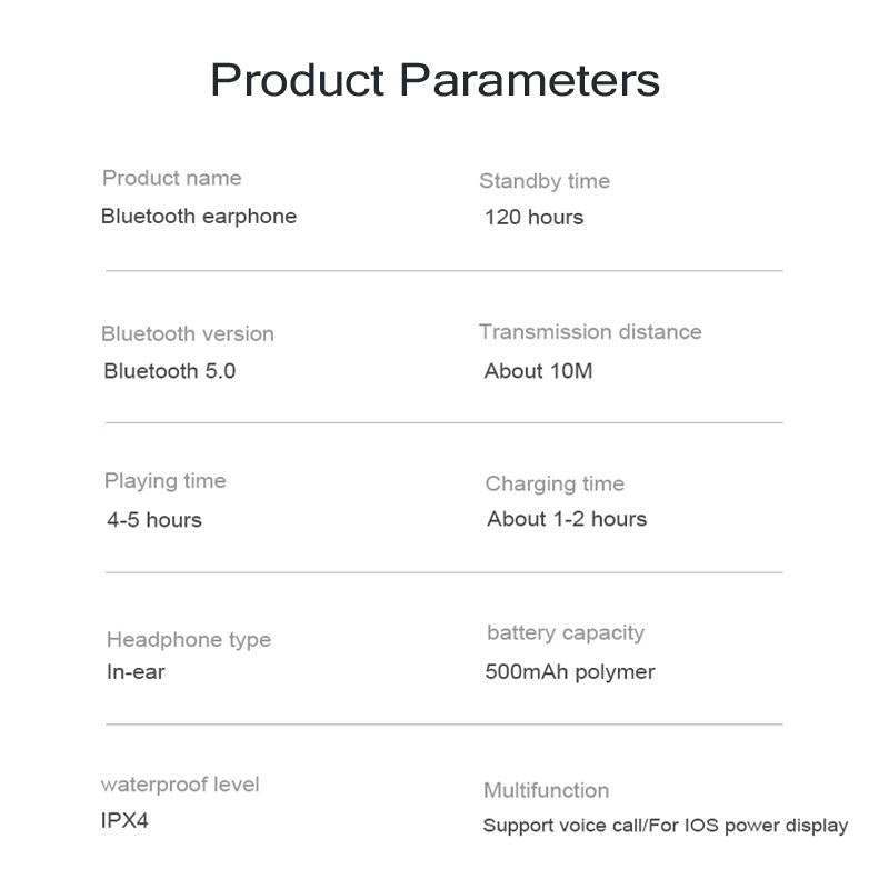 5D Stereo T & G Tg905 Tws Bluetooth Earphones With Led Display & Charging Box-1915198223937572866
