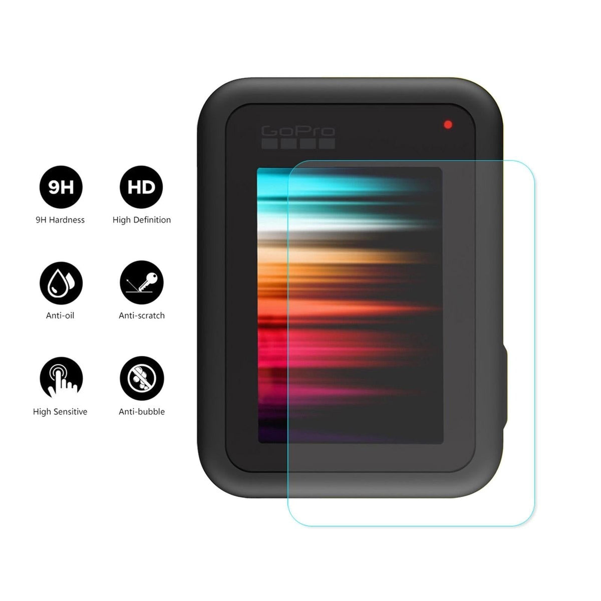 Enkay Hat Prince 3-In-1 Tempered Glass Film For Gopro Hero9 Camera Lens And Screen - 0.2Mm 9H 2.15D-1915197381679386625